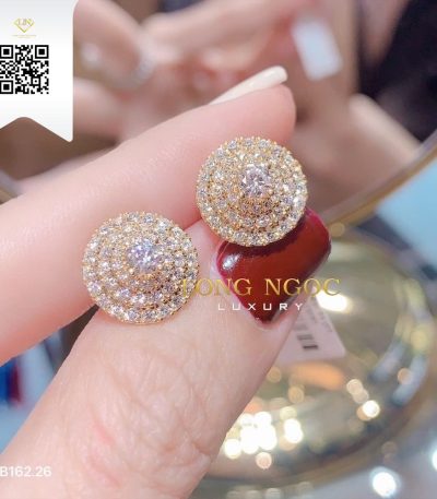 Bông Tai Kim Cương B16226 Dương Trần Daimond
