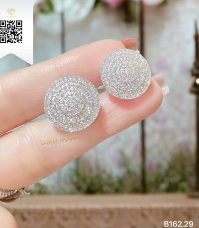 Bông Tai Kim Cương B16229 Kim Cương Giá Tốt