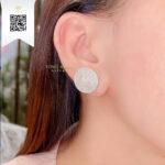Bông Tai Kim Cương B16229 Trần Dương Daimond Long Ngọc Luxury