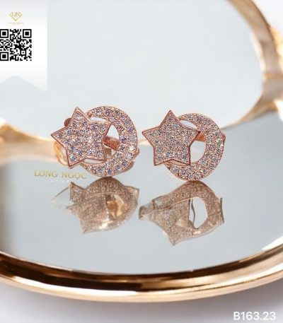 Bông Tai Kim Cương B16323 Dương Trần Daimond