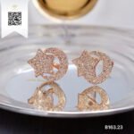 Bông Tai Kim Cương B16323 Trần Dương Daimond Long Ngọc Luxury
