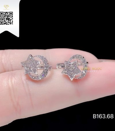 Bông Tai Kim Cương B16368 Dương Trần Daimond