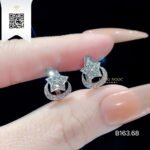 Bông Tai Kim Cương B16368 Trần Dương Daimond Long Ngọc Luxury