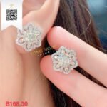 Bông Tai Kim Cương B16830 Long Ngọc luxury