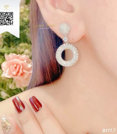 Bông Tai Kim Cương B1777 Dương Trần Daimond