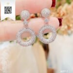 Bông Tai Kim Cương B1777 Kim Cương Giá Tốt
