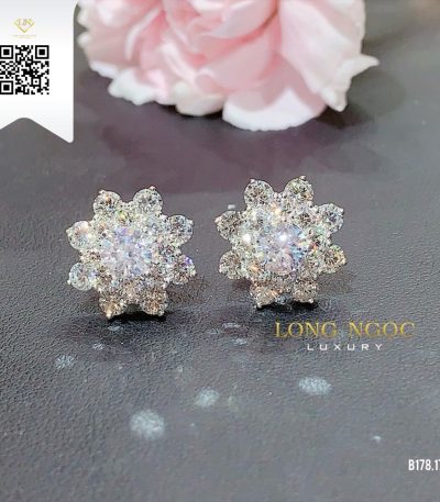 Bông Tai Kim Cương B17817 Dương Trần Daimond