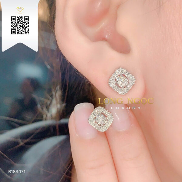 Bông Tai Kim Cương B183171 Dương Trần Daimond