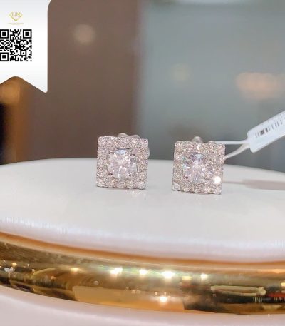 Bông Tai Kim Cương B18338 Dương Trần Daimond