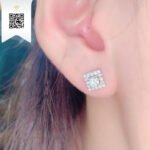 Bông Tai Kim Cương B18338 Trần Dương Daimond Long Ngọc Luxury