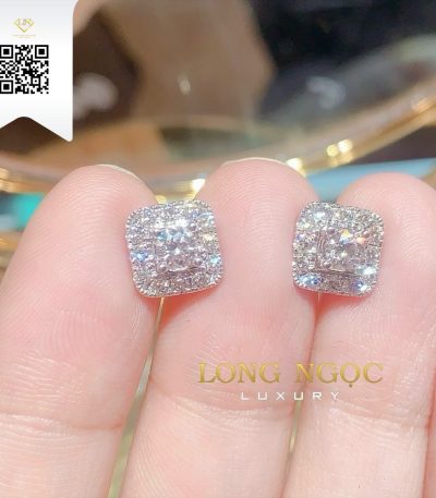 Bông Tai Kim Cương B18399 Kim Cương Giá Tốt