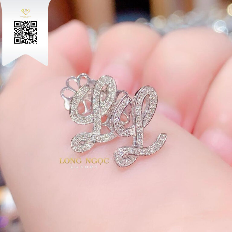Bông Tai Kim Cương B193108 Kim Cương Giá Tốt