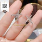 Bông Tai Kim Cương B193124 Kim Cương Giá Tốt