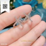 Bông Tai Kim Cương B193124 Long Ngọc luxury