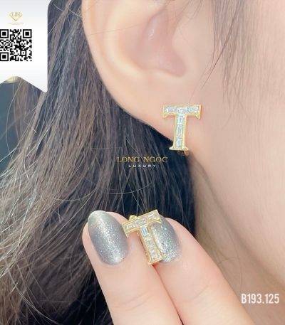 Bông Tai Kim Cương B193125 Kim Cương Giá Tốt