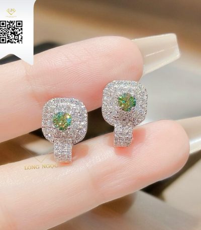 Bông Tai Kim Cương B19820 Dương Trần Daimond