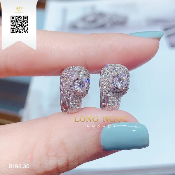 Bông Tai Kim Cương B19830 Dương Trần Daimond