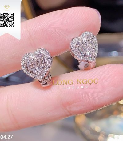 Bông Tai Kim Cương B20427 Dương Trần Daimond