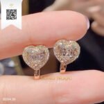 Bông Tai Kim Cương B20430 Long Ngọc luxury