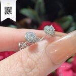 Bông Tai Kim Cương B206179 Trần Dương Daimond Long Ngọc Luxury