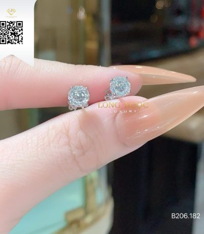 Bông Tai Kim Cương B206182 Dương Trần Daimond