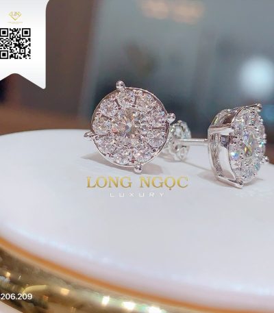 Bông Tai Kim Cương B206209 Dương Trần Daimond