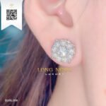Bông Tai Kim Cương B206209 Kim Cương Giá Tốt