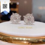 Bông Tai Kim Cương B206209 Long Ngọc luxury