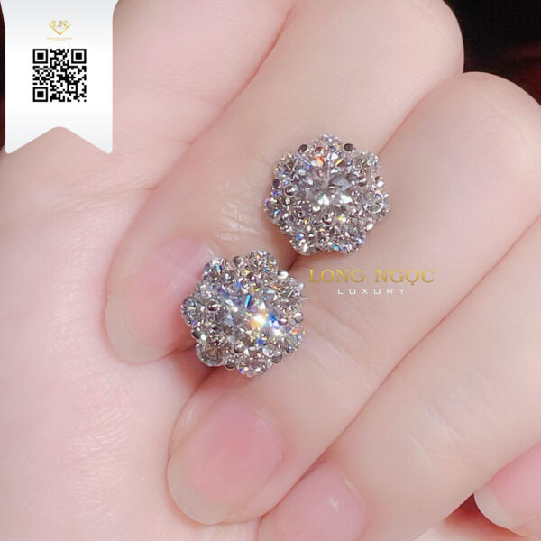 Bông Tai Kim Cương B215108 Dương Trần Daimond