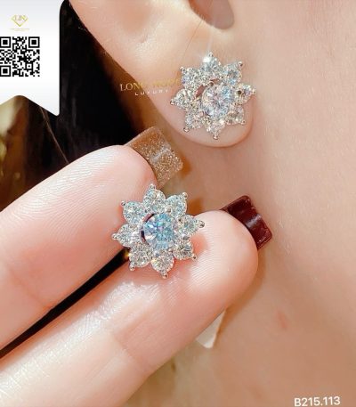 Bông Tai Kim Cương B215113 Kim Cương Giá Tốt