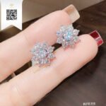 Bông Tai Kim Cương B215113 Trần Dương Daimond Long Ngọc Luxury