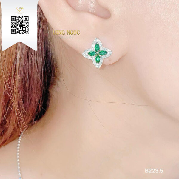 Bông Tai Kim Cương B2235 Dương Trần Daimond