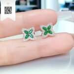 Bông Tai Kim Cương B2235 Trần Dương Daimond Long Ngọc Luxury