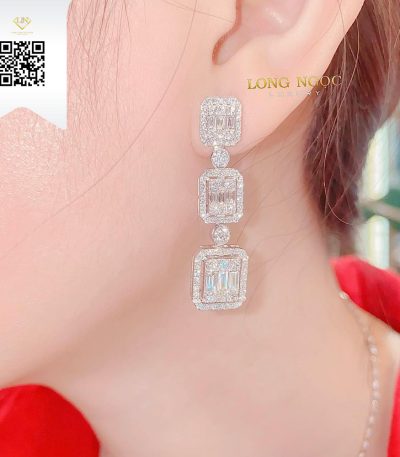 Bông Tai Kim Cương B228 Dương Trần Daimond