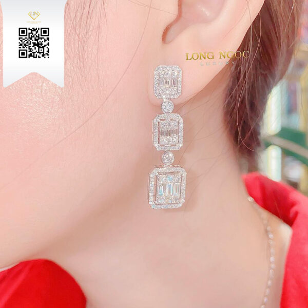 Bông Tai Kim Cương B228 Dương Trần Daimond