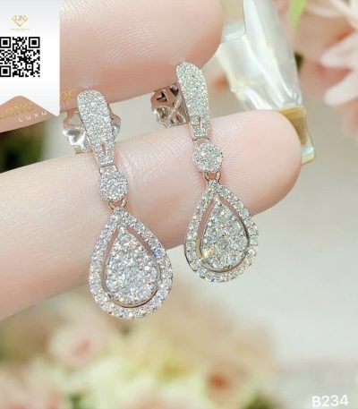 Bông Tai Kim Cương B234 Dương Trần Daimond