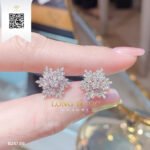 Bông Tai Kim Cương B24769 Trần Dương Daimond Long Ngọc Luxury
