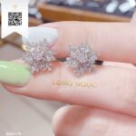 Bông Tai Kim Cương B24770 Trần Dương Daimond Long Ngọc Luxury