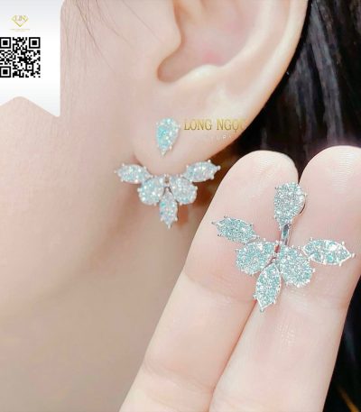 Bông Tai Kim Cương B2492 Dương Trần Daimond