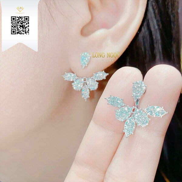 Bông Tai Kim Cương B2492 Dương Trần Daimond