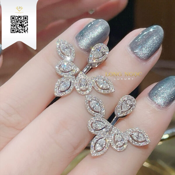 Bông Tai Kim Cương B2495 Dương Trần Daimond