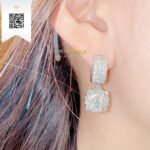 Bông Tai Kim Cương B253 Trần Dương Daimond Long Ngọc Luxury