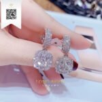 Bông Tai Kim Cương B2603 Kim Cương Giá Tốt