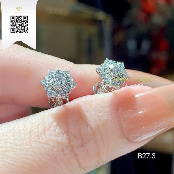 Bông Tai Kim Cương B273 Dương Trần Daimond