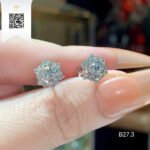 Bông Tai Kim Cương B273 Kim Cương Giá Tốt