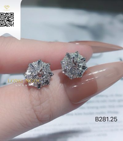 Bông Tai Kim Cương B28125 Dương Trần Daimond
