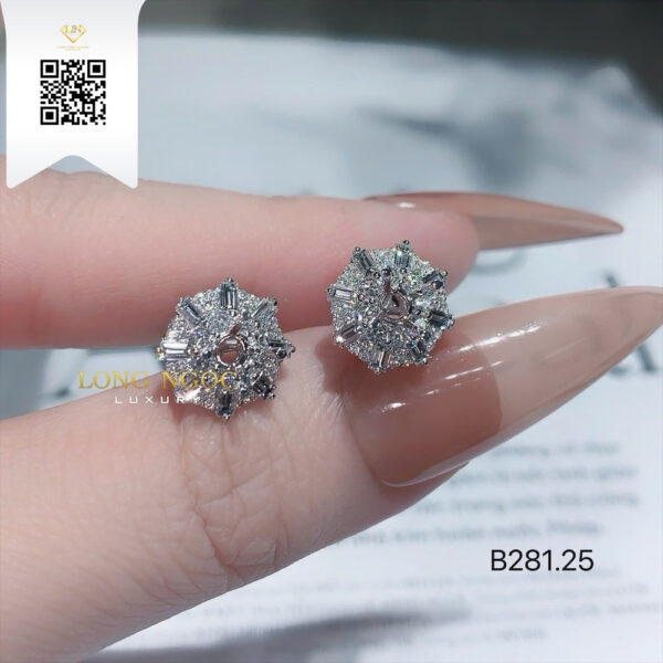 Bông Tai Kim Cương B28125 Dương Trần Daimond
