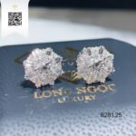 Bông Tai Kim Cương B28125 Trần Dương Daimond Long Ngọc Luxury