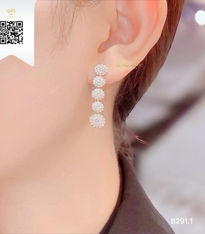Bông Tai Kim Cương B2911 Dương Trần Daimond