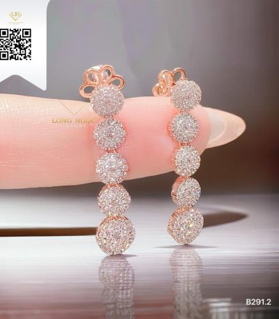Bông Tai Kim Cương B2912 Dương Trần Daimond